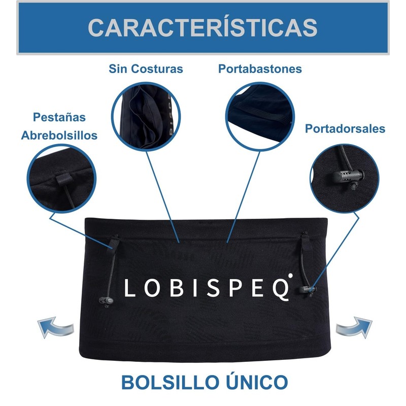 LOBISPEQ® Compression Running Belt + Back Support + Stick Holder