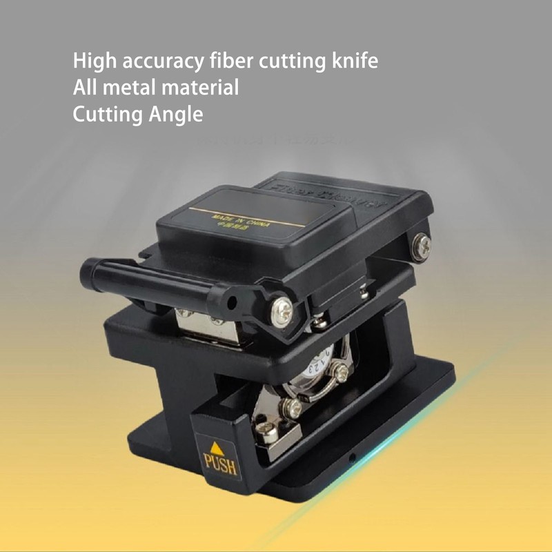 Fiber Cleaver High Accuracy Cold Splicing Hot Melting Optical Fiber