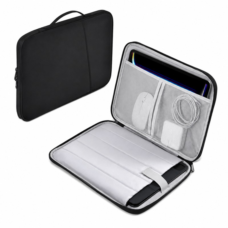 Laptop Sleeve Case for 11–13.6 Inch Laptops - Padded Nylon