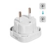 OcioDual UK to European Plug Adapter, Travel Plug Adapter, Type