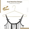 Gold Metal Hangers for Clothes - 30 Pcs Stainless Steel