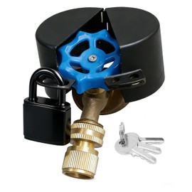 AWEN Faucet Lock Outdoor,Water Hose bib Spigot Lock, Made of Metal