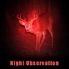 Honoson Red Light Flashlight LED Single Mode Torch 1 Mode