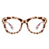FEISEDY Retro Reading Glasses Thick Square Big Frame Blue Light