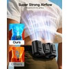 Portable Waist Fan Rechargeable, Detachable Dual Motors Personal Fans 5