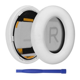 HATOFES Ohrpolster für Bose 700 Noise Cancelling Kopfhörer (NC700) – Ohrpolster Ersatz mit weichem PU-Leder, luxuriöser Memory-Schaum, zusätzliche Dicke, extra langlebige Ohrpolster (weiße Farbe)