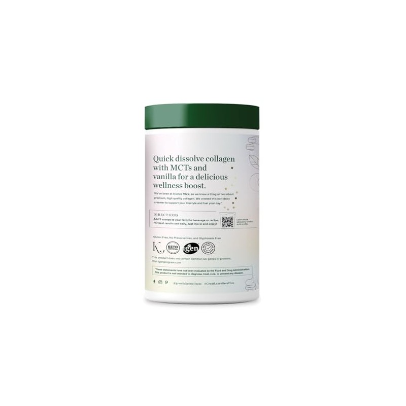 Great Lakes Wellness Keto Boost Advanced Peptides de colágeno en