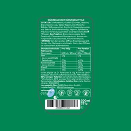 hellotaste Remoulade Style Sauce, Calorie-Reduced, No Added Sugar & Full Flavour, for Dishes, Barbecuing and Much More, Vegan, Aspartame-Free, Gluten-Free, Soya-Free, 1 x 300 ml
