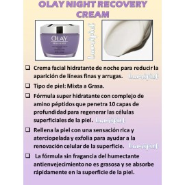 Olay Regenerist Crema Hidratante De Recuperación Noche 48g