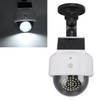 Solar Dummy Fake Camera Security Outdoor Solar Powered Simulated Surveillance