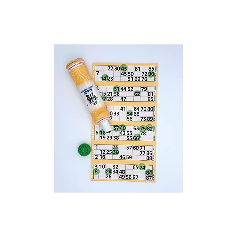 Bingosupermarket Bingo Tickets 600 Pad 6 To a Sheet 1-90
