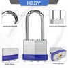 Padlocks Keyed Alike Key Lock, 6 Pack Laminated Steel Keyed