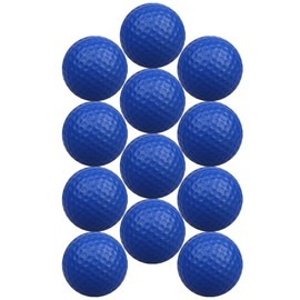 12 Pcs Foam Golf Practice Balls,Mini Golf Stress Ball,Golf Squeeze Balls Colorful Golf Foam Balls, Solid Rubber Golf Training Balls,Soft Foam Golf Balls for Indoor or Outdoor Backyard (Blue)