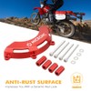 NICECNC Red Engine Alternator Cover Guard Protector Aluminum Compatible with