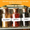 Cholemy 300 Pcs Food Labels for Containers Reusable Multipurpose Labels