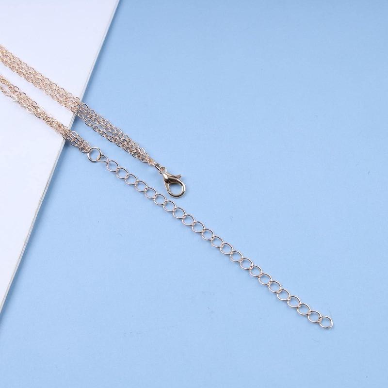 Cimenexe Bohemian Layered Necklace Turquoise Dowsing Rod Necklace Turquoise Pearl