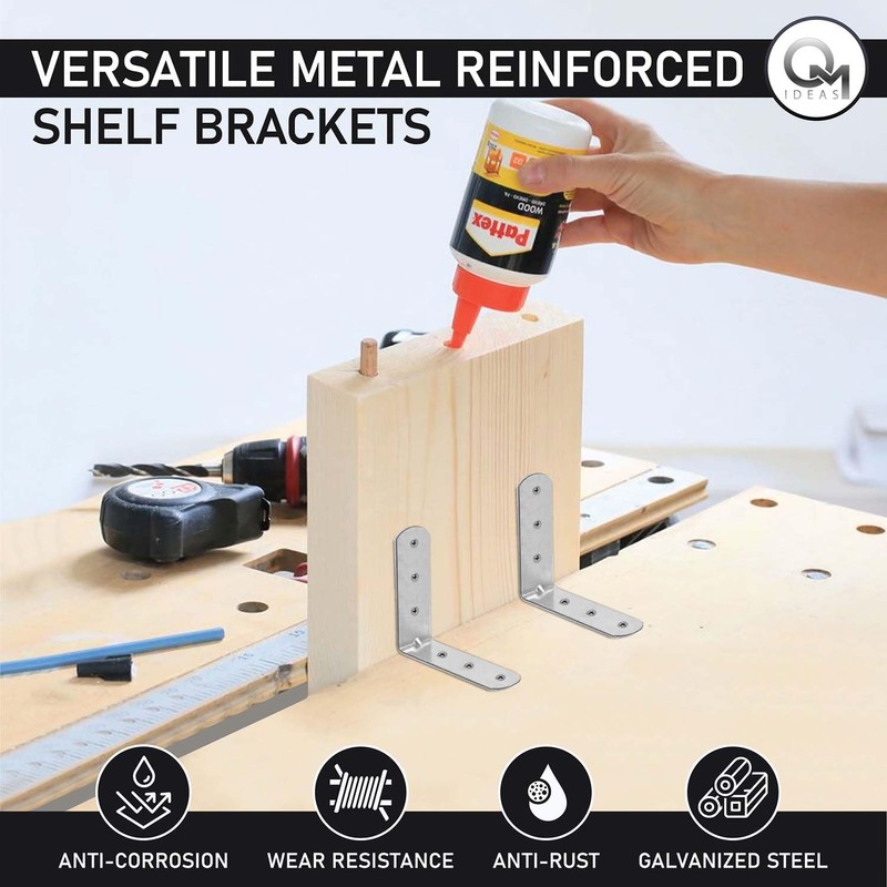 OMIDEAS 20 x Angle Bracket (60 x 60 x 16)
