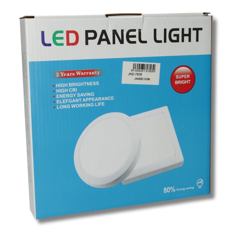 Jandei LED Round Recessed Ceiling Light | Flat Panel Ultra