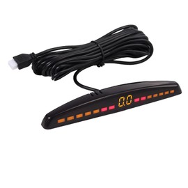 Autoutlet Parking Sensor PDC Reversing Alarm Parking Aid with 4 Sensors, Black Upgrade