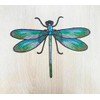 3 Pcs Green Dragonfly Irons Patches, Dragonfly Embroidered Sewing on