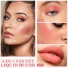 AOOHA Liquid Blush Wand,Blush Beauty Wand,Soft Cream Blush Tint