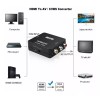 NOMARCA Adaptador Hdmi A Rca Av 1080p Convertidor De Audio