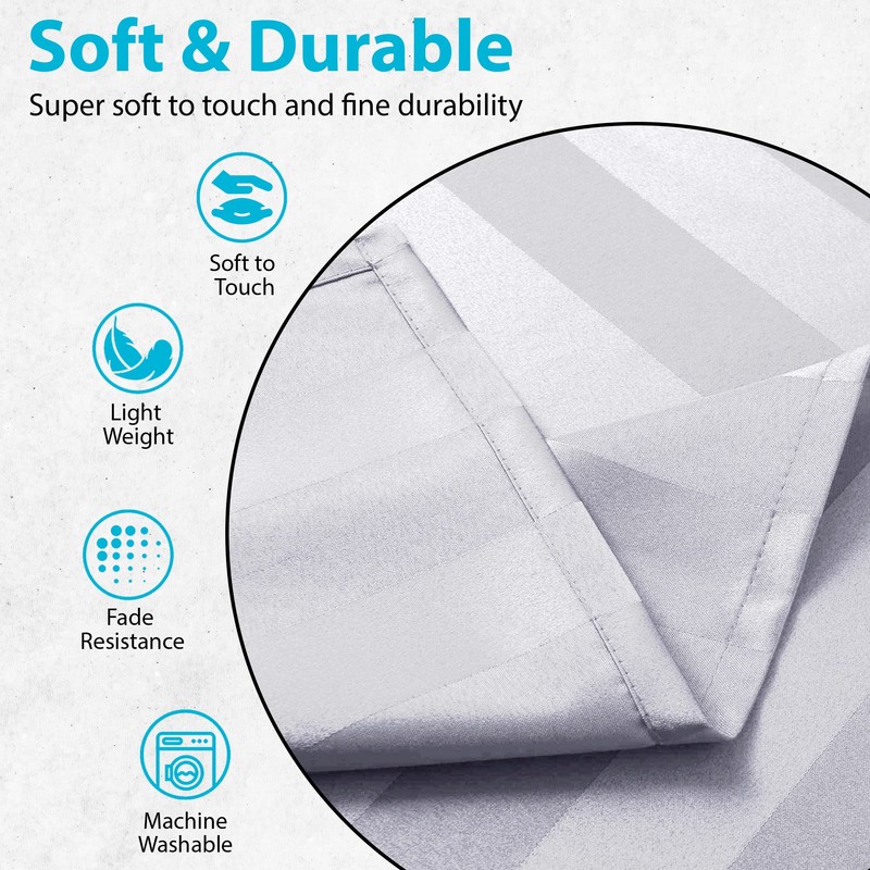 Table Cloth Tablecloths Square and Rectangular Premium Fabric Tablecloth, Waterproof