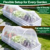 2 Pack Garden Netting for 4x2FT Raised Beds, Ultra-Fine Mesh