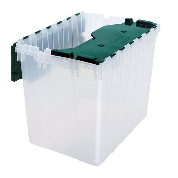 Akro-Mils 66497 18 Gallon Plastic Stackable Storage KeepBox Tote Container