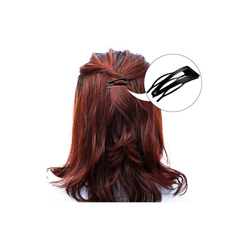 Chinco Doble Agarre Clips De Metal Broche De Pelo Pasadores