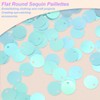 sourcing map 1250 PCS Flat Round Sequins, 10mm/0.4 Inch Large