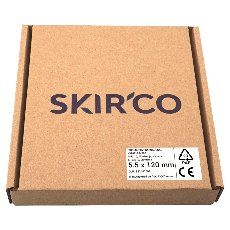 SKIR'CO (8 pcs) Zinc Plated Roofing Screws 5.5 x 120