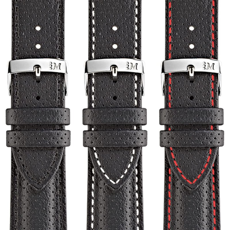 MORELLATO Synthetic Leather Watch Strap Waterproof RACE Lace, Black x