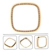 jojofuny 2pcs Screen Protective Cover for Sense Transparent Plated Watch