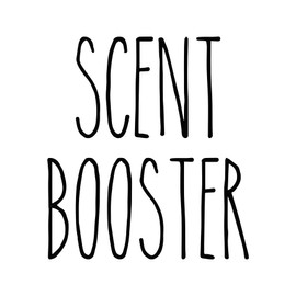 Black - Scent Booster Vinyl Decal - Skinny Farmhouse Style for Laundry Room - 3w x 3.5h inches - Die Cut Sticker