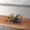 Metaltex Bottle Rack, Metal, Black, 11 x 32 cm