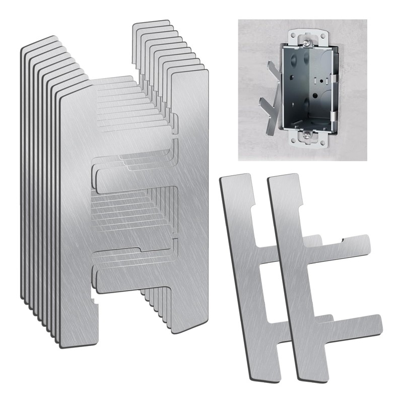 10 Pack Switch Box Support Electrical F Clips Mounting Straps