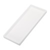 PATIKIL Silicone Bathroom Tray, 12" x 5" Soap Dispenser Tray