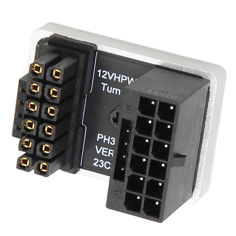ATX 16Pin Male to 16pin Female 180 Degree Angled Adapter