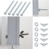 Meuey Lyot 1/4"-20-2" Screw Bolts and Wing Nut Kit Wing