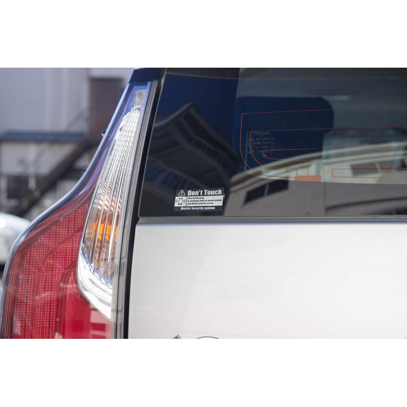 Toyo Mark Mfg. Motorcycle Tamper Proof Security Sticker Mobile 3522