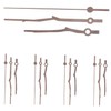 SHINEOFI 15 Sets Wooden Clock Hands Replacement for Clocks with