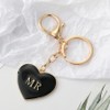 ARFUKA Keyring Heart Mr Mrs Pendant Keychain Metal Unisex Key