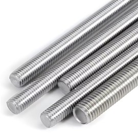 SYDARSYN Threaded Rods 304 Stainless Steel Full Thread Threaded Rod Threaded Bolt M10 x 100 mm (Pack of 2)