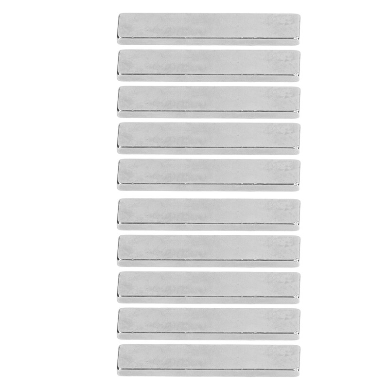 10Pcs Neodymium Bar Magnets Powerful Super Strong Rare Earth Metal