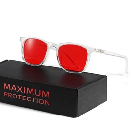 TIJN High Tech Blue Light Glasses Advanced up to 99% Blue Light Blocking Computer Glasses - Screen Fatigue & UV Protection