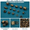 NBEADS 150 Pcs Alloy Spacer and Dreadlock Hair Beads -