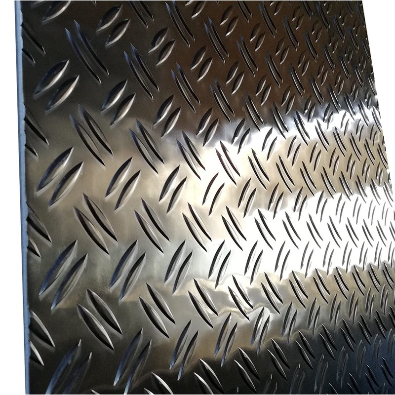 Aluminium checker plate, aluminium checker plate, duet, 1.5/2.0 mm thick,