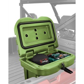 StarknightMT UTV Bed Box 6 GAL Waterproof Cargo Storage Compatible with Polaris General 1000 2016-2023 Ranger 1000 900 570 500 XP Ranger 1000 Accessories Parts SXS Tool Box