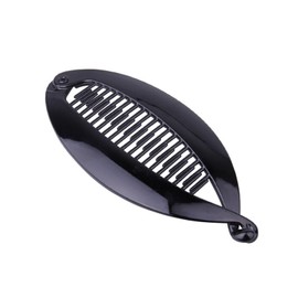 Harilla Bananen-Haarspange für Damen, Haarkamm, Kamm-Werkzeug, Haarspange, Fischschwanz-Haarkamm, rutschfeste Haarklammer mit starkem Halt, Schwarz